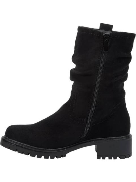 BOTA TUBO CON ARRUGA SUELA TRACK NEGRO TIERRA BENDITA
