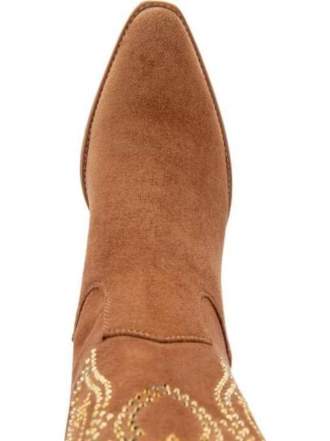 BOTA VAQUERA CON PEDRERIA CAMEL TIERRA BENDITA