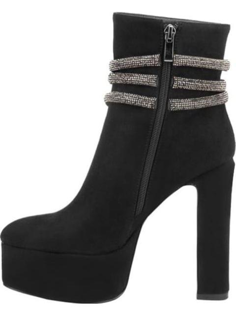 BOTA ANTE CON PEDRERIA NEGRO BELINDA PEREGRIN