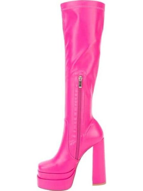 BOTA VESTIR PU STRETCH DOBLE PLATAFORMA FIUSHA BELINDA PEREGRIN