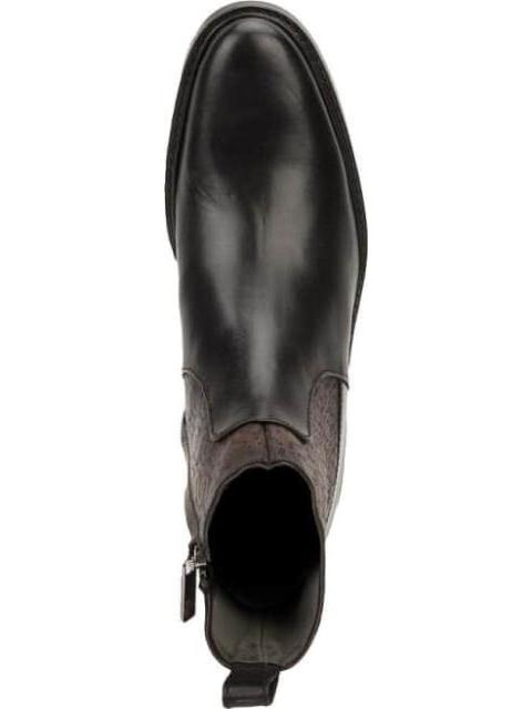 BOTIN CASUAL AJUSTE CON CIERRE NEGRO FRANCO CUADRA