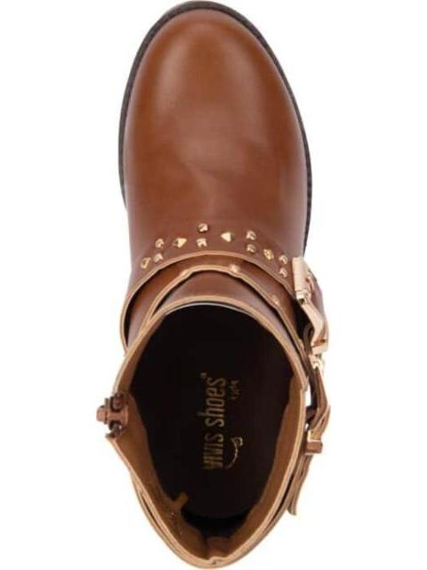 BOTIN CON HEBILLAS COGNAC VIVIS SHOES KIDS