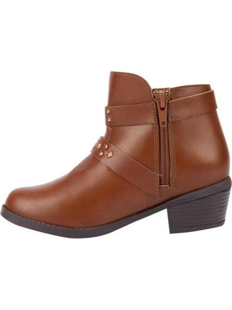 BOTIN CON HEBILLAS COGNAC VIVIS SHOES KIDS