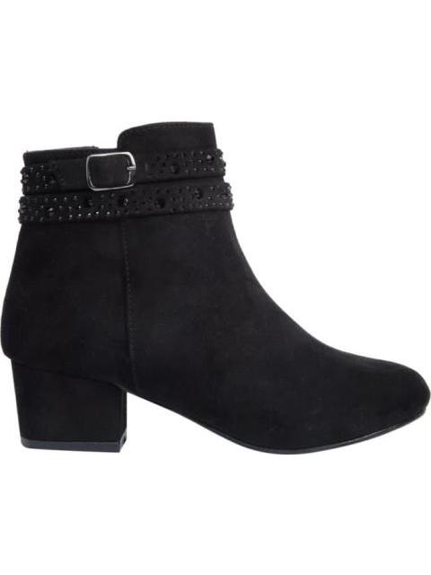 BOTIN CON PEDRERIA NEGRO VIVIS SHOES KIDS