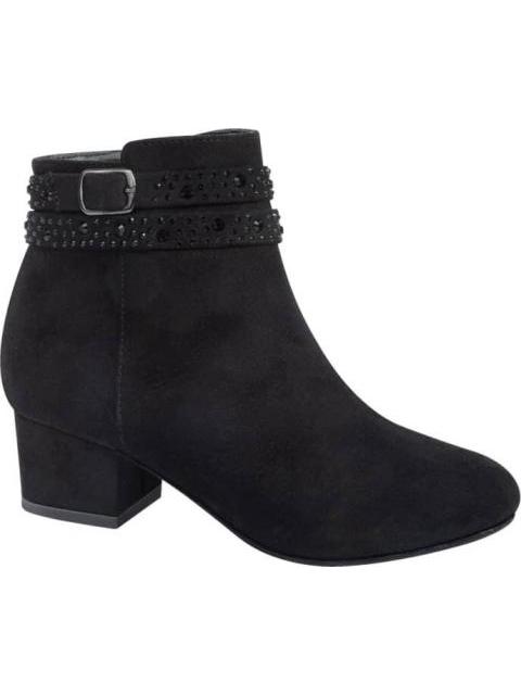 BOTIN CON PEDRERIA NEGRO VIVIS SHOES KIDS