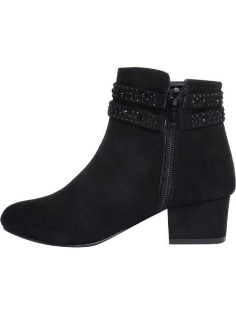 BOTIN CON PEDRERIA NEGRO VIVIS SHOES KIDS