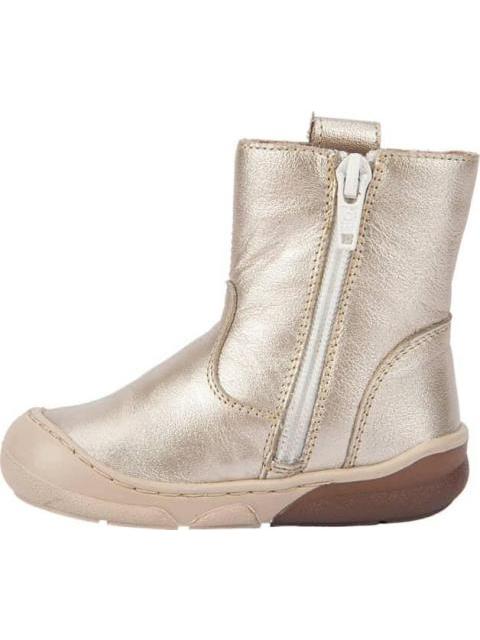 BOTIN DE PIEL CORAZON ROSA DOGI