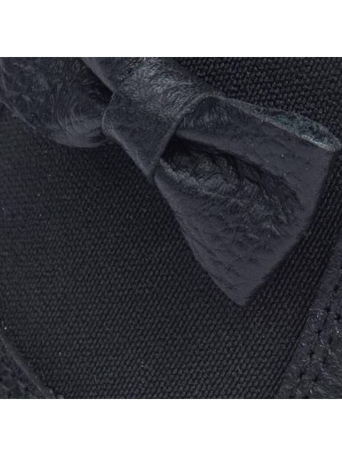 BOTIN DE PIEL MOÑO NEGRO DOGI
