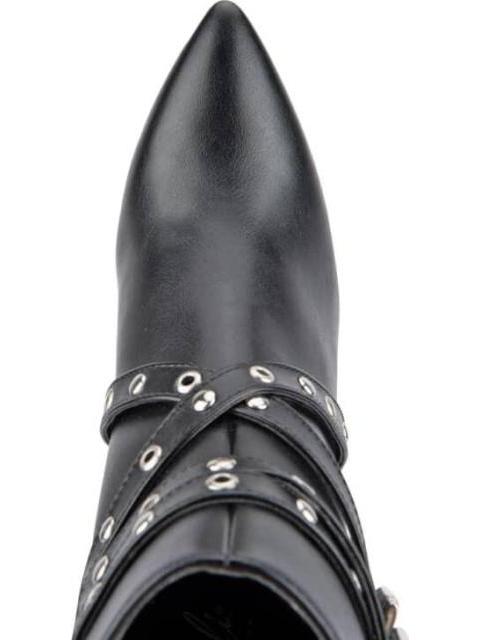 BOTIN EFECTO PIEL NEGRO YAELI FASHION