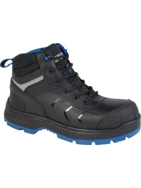 BOTIN INDUSTRIAL CASCO DE SEGURIDAD NEGRO DUTY GEAR INDUSTRY
