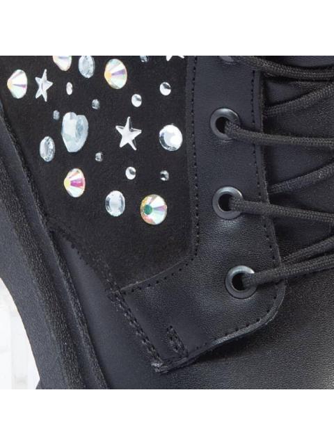 BOTIN MILITAR BRILLOS NEGRO TROPICANA N