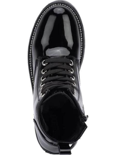 BOTIN MILITAR DE CHAROL NEGRO BAMBINO