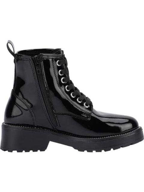 BOTIN MILITAR DE CHAROL NEGRO BAMBINO
