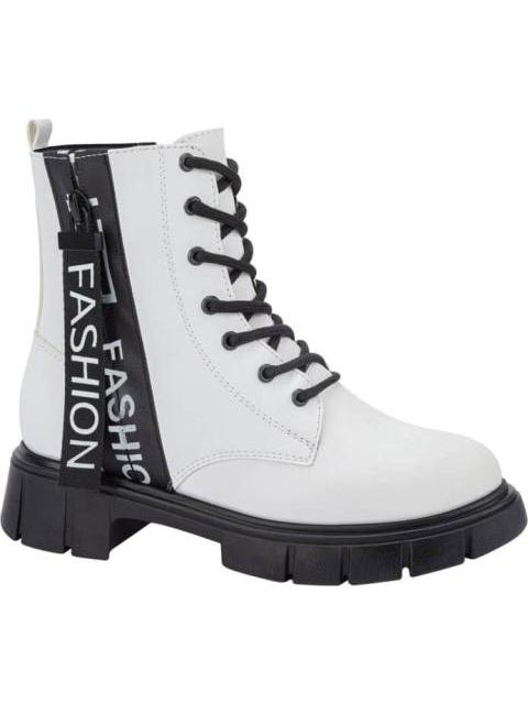 BOTIN MILITAR LETRAS BLANCO BLASITO