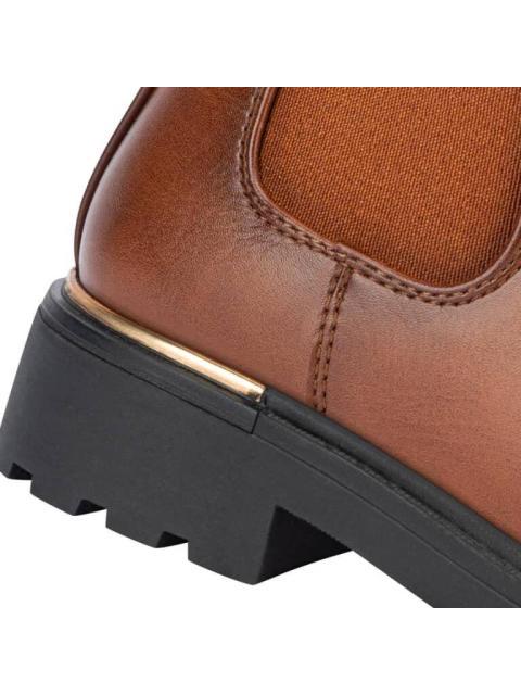 BOTIN SUELA TRACK COGNAC VIVIS SHOES KIDS
