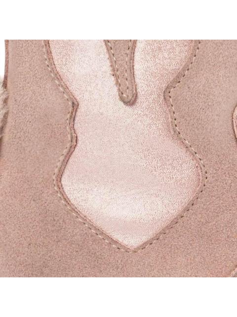 BOTIN SUELA TRACK CONEJO NUDE BAMBINO