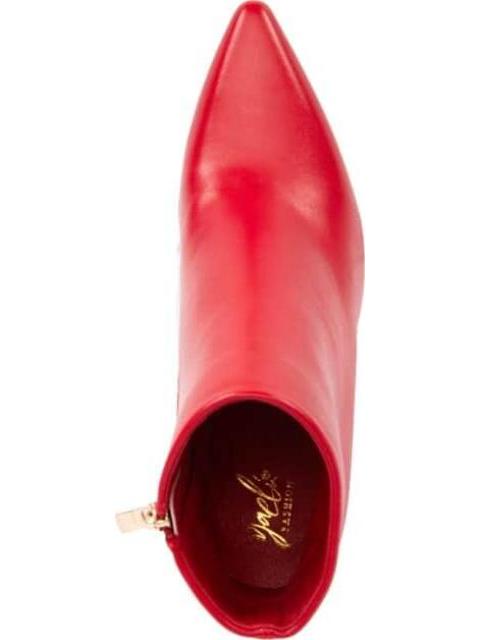 BOTIN TACON CAMPANA ROJO YAELI FASHION