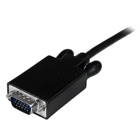 STARTECH  CABLE DISPLAYPORT 1.2 MACHO - VGA (D-SUB) MACHO 1080P 1.8 METROS NEGRO