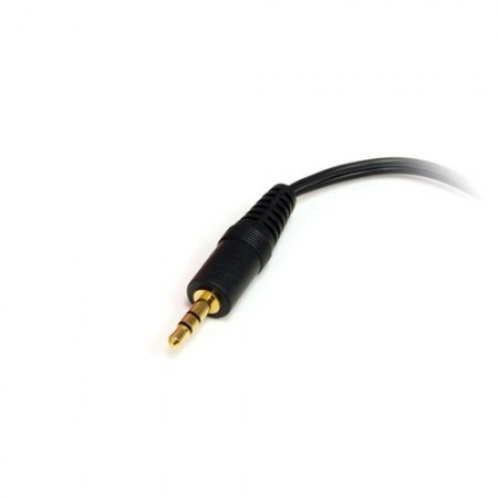 STARTECH  CABLE 3.5MM MACHO - 2X RCA HEMBRA 1.8 METROS NEGRO