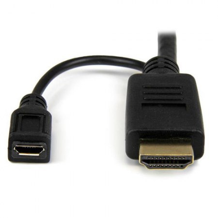STARTECH  CABLE CONVERTIDOR ACTIVO HDMI Y MICRO-USB - VGA 1.8 METROS NEGRO