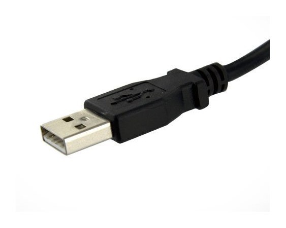 STARTECH  CABLE USB 2.0 USB A MACHO - USB A HEMBRA 30CM NEGRO