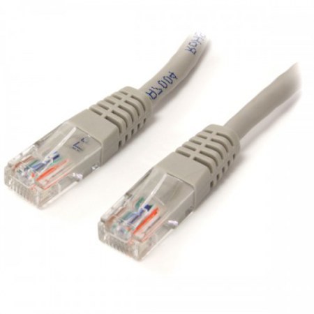 STARTECH  CABLE PATCH CAT5E UTP MOLDEADO RJ-45 MACHO - RJ-45 MACHO 3 METROS GRIS