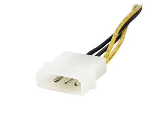 STARTECH  ADAPTADOR DE CORRIENTE EPS DE 4-PIN A 8-PIN DE 6 MACHO - HEMBRA 15CM