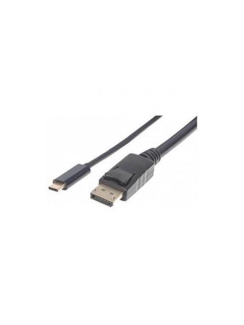 MANHATTAN CABLE USB C MACHO - DISPLAYPORT MACHO 2 METROS NEGRO