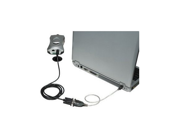 MANHATTAN ADAPTADOR RS-232 MACHO - USB MACHO 45CM TRANSPARENTE