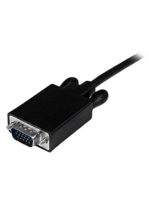 STARTECH  CABLE DISPLAYPORT MACHO - VGA (D-SUB) HEMBRA 4.5 METROS NEGRO