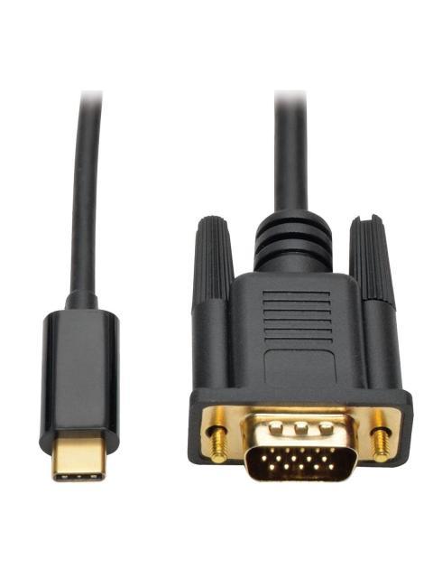 CABLE ADAPTADOR USB 3.1 USB-C VGA M-M THUNDERBOLT 3 1080P 0.91 M