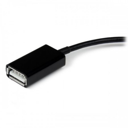 STARTECH  CABLE ADAPTADOR USB PARA SAMSUNG GALAXY TAB - USB A HEMBRA 15CM NEGRO