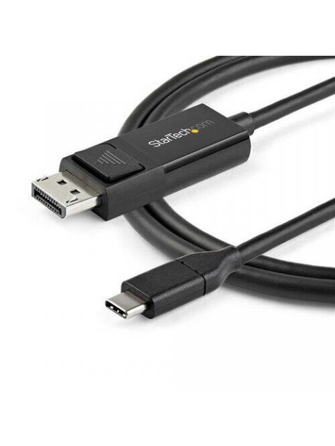 STARTECH  CABLE DISPLAYPORT 1.2 MACHO - USB C MACHO 8K 30HZ 1 METRO NEGRO