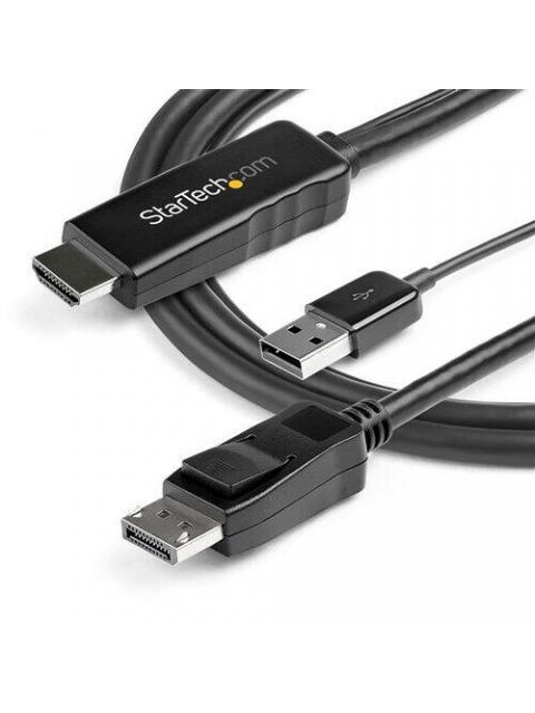 CABLE STARTECH HDMI 1.4 - DISPLAYPORT 1.2 4K 30HZ 3 METROS