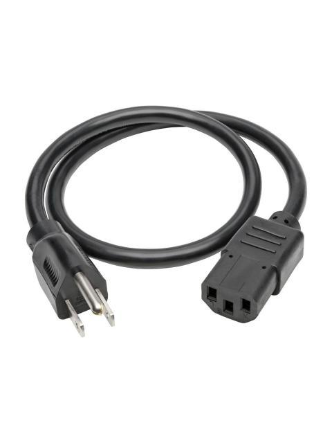 CABLE DE PODER TRIPP LITE NEMA 5-15P A IEC-320-C13 61CM NEGRO