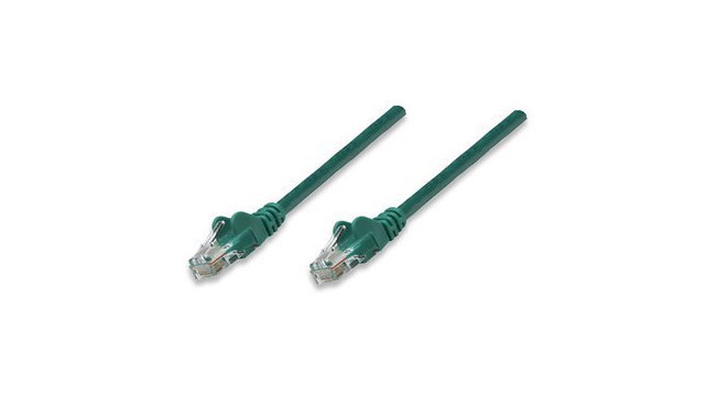 INTELLINET CABLE PATCH CAT5E UTP RJ-45 MACHO - RJ-45 MACHO 1 METRO VERDE