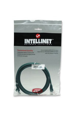 INTELLINET CABLE PATCH CAT5E UTP RJ-45 MACHO - RJ-45 MACHO 1 METRO VERDE