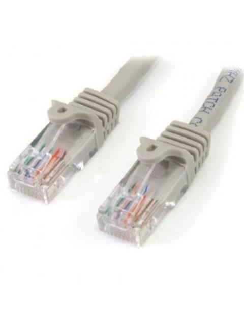STARTECH  CABLE PATCH CAT5E UTP SIN ENGANCHES RJ-45 MACHO - RJ-45 MACHO 3 METROS GRIS