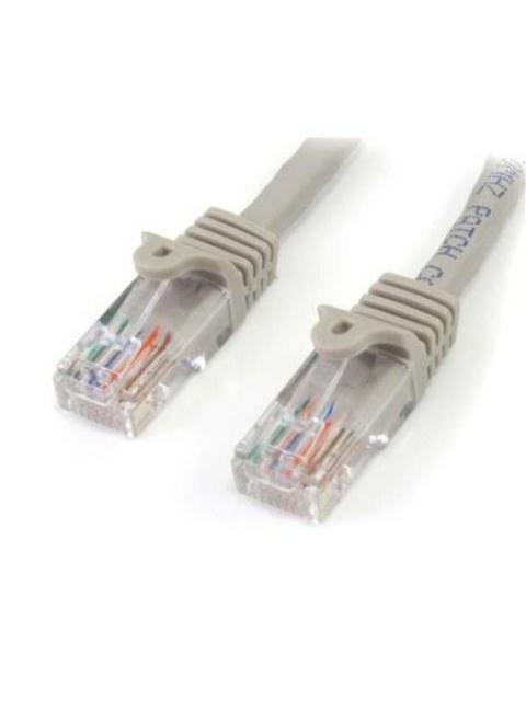 STARTECH  CABLE PATCH CAT5E UTP SIN ENGANCHES RJ-45 MACHO - RJ-45 MACHO 4.6 METROS GRIS