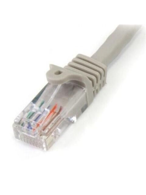 STARTECH  CABLE PATCH CAT5E UTP SIN ENGANCHES RJ-45 MACHO - RJ-45 MACHO 1 METRO GRIS