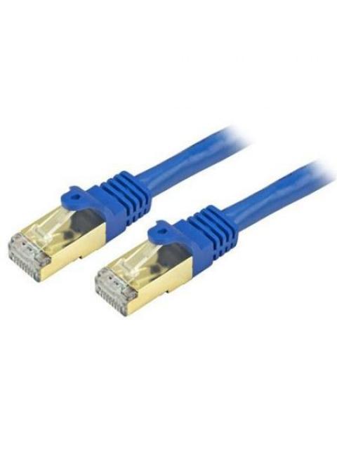 STARTECH  CABLE PATCH CAT6A STP BLINDADO SIN ENGANCHES RJ-45 MACHO - RJ-45 MACHO 9.1 METROS AZUL