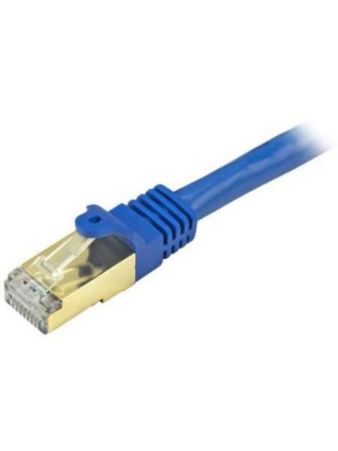 STARTECH  CABLE PATCH CAT6A STP BLINDADO SIN ENGANCHES RJ-45 MACHO - RJ-45 MACHO 9.1 METROS AZUL