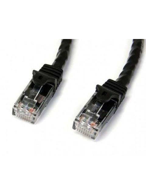 STARTECH  CABLE PATCH CAT6 UTP SIN ENGANCHES RJ-45 MACHO - RJ-45 MACHO 1 METRO NEGRO