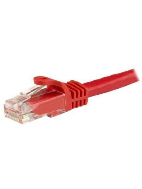 STARTECH  CABLE PATCH CAT6 UTP SIN ENGANCHES RJ-45 MACHO - RJ-45 MACHO 50CM ROJO