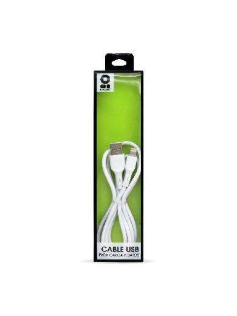 CABLE LIGHTNING BROBOTIX 963165 USB V2.0 LIGHTNING BLANCO 1M