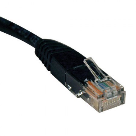 TRIPP LITE CABLE PATCH CAT5E UTP MOLDEADO RJ-45 MACHO - RJ-45 MACHO 1.22 METROS NEGRO