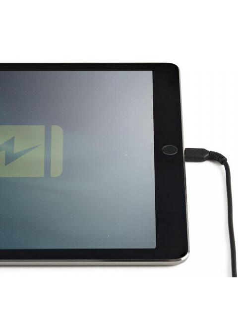 STARTECH  CABLE DE CARGA CERTIFICADO MFI LIGHTNING MACHO - USB A 2.0 MACHO 15CM NEGRO PARA PARA IPOD-IPHONE-IPAD