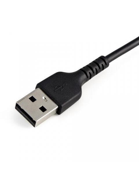 STARTECH  CABLE DE CARGA CERTIFICADO MFI LIGHTNING MACHO - USB A 2.0 MACHO 15CM NEGRO PARA PARA IPOD-IPHONE-IPAD