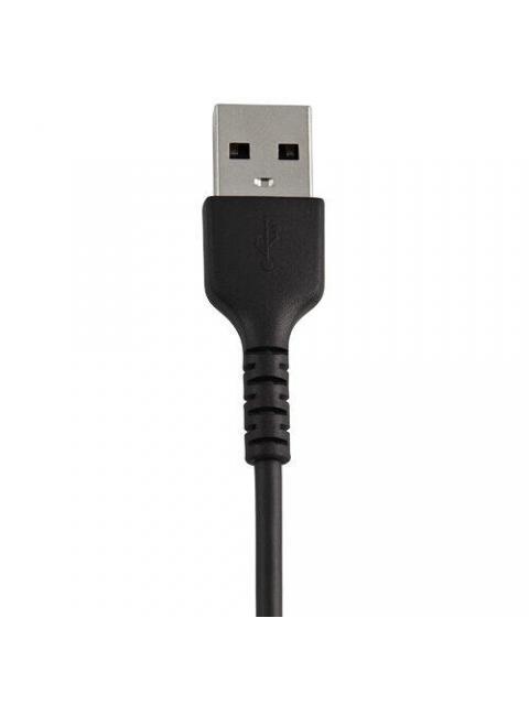 STARTECH  CABLE DE CARGA CERTIFICADO MFI LIGHTNING MACHO - USB A 2.0 MACHO 15CM NEGRO PARA PARA IPOD-IPHONE-IPAD