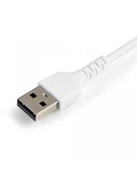 STARTECH  CABLE DE CARGA CERTIFICADO MFI LIGHTNING MACHO - USB A 2.0 MACHO 15CM BLANCO PARA PARA IPOD-IPHONE-IPAD